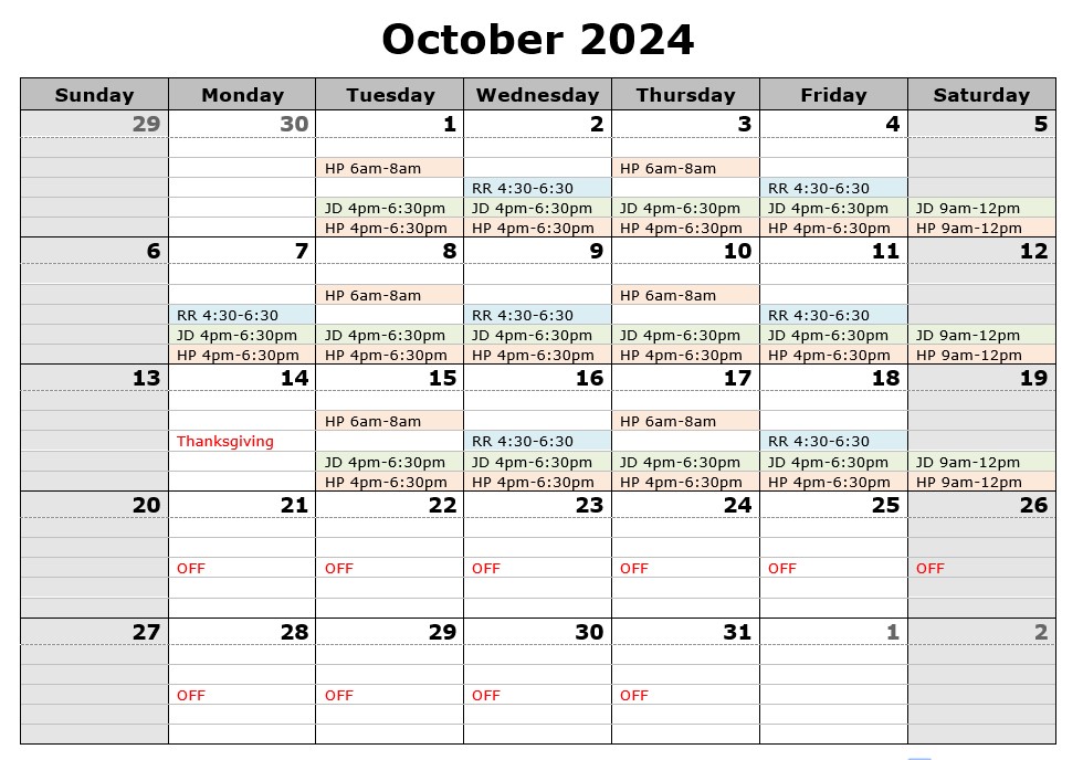 October 2024